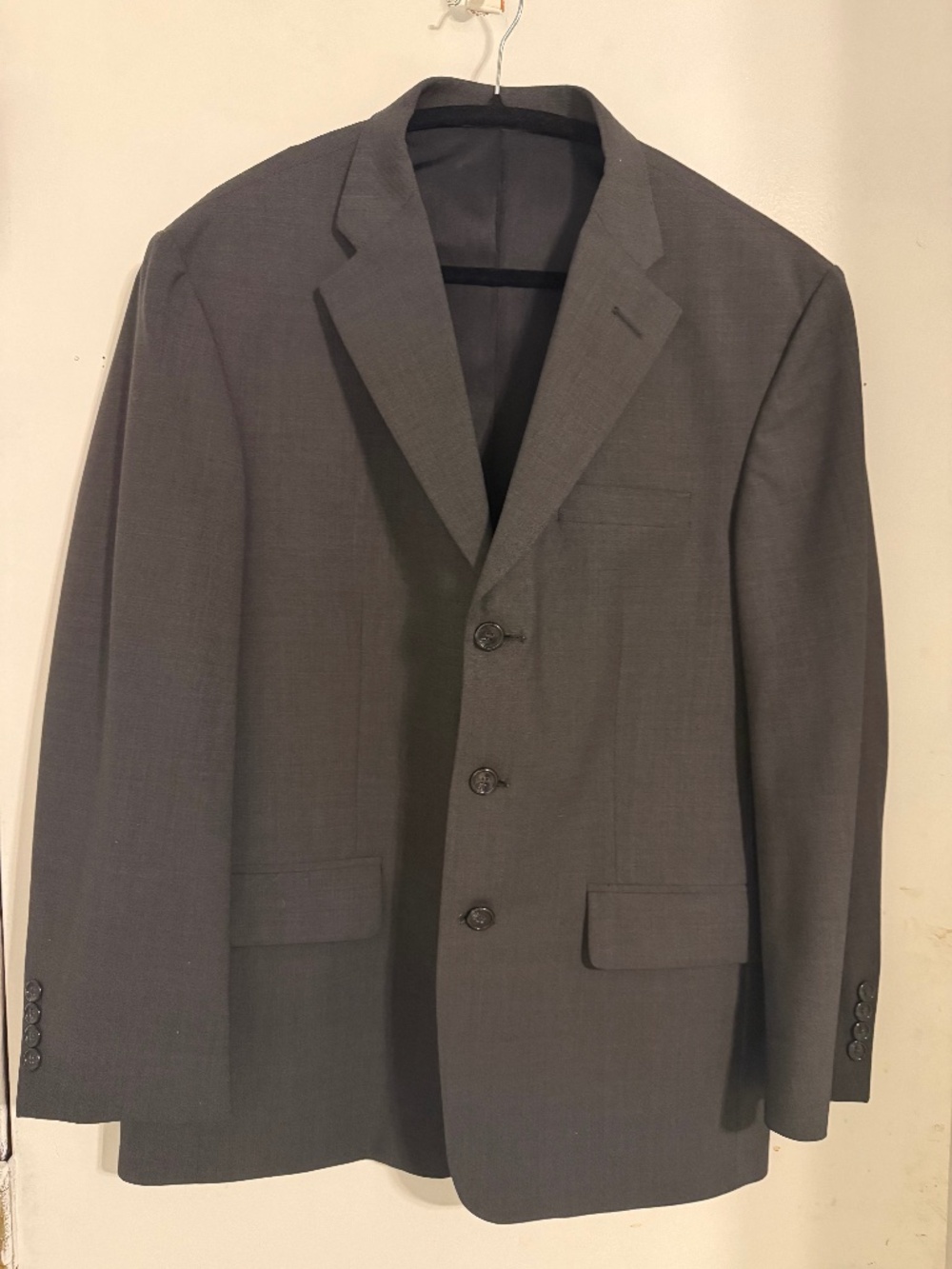 Haggar Men's Black Suit with Pants